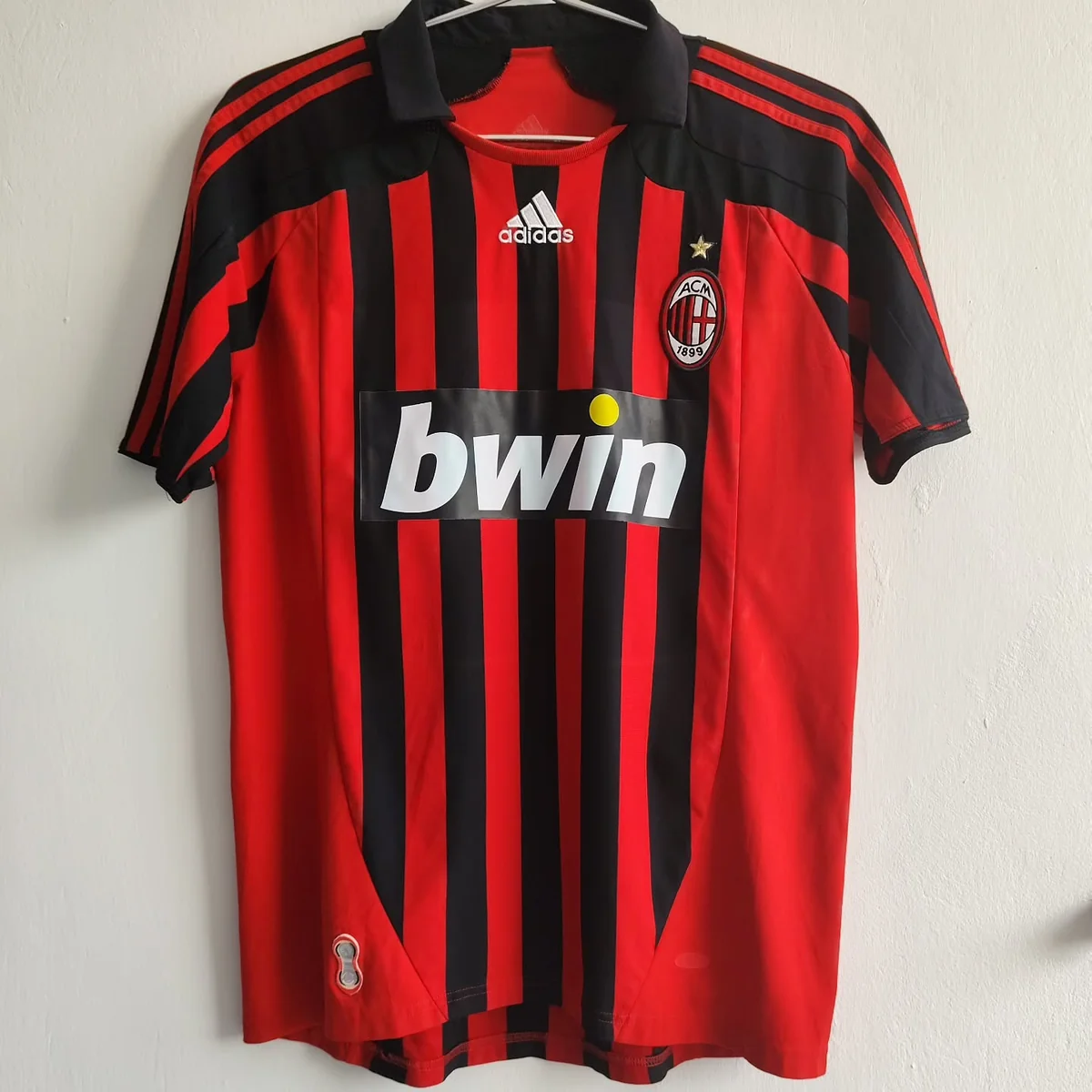 AC Milan 2007-08 home shirt, photo from a collector