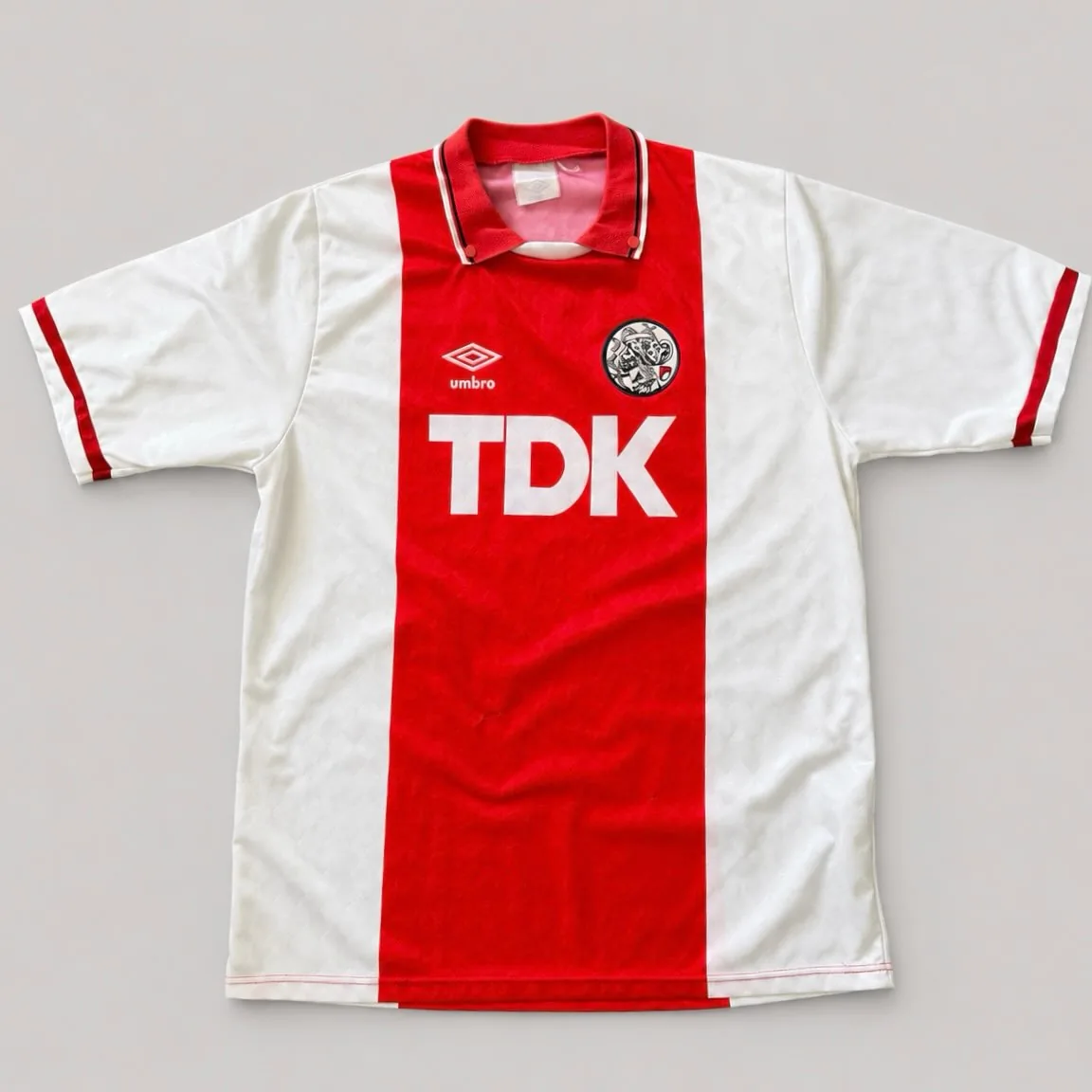 Ajax 1989-91 home shirt, photo from a collector