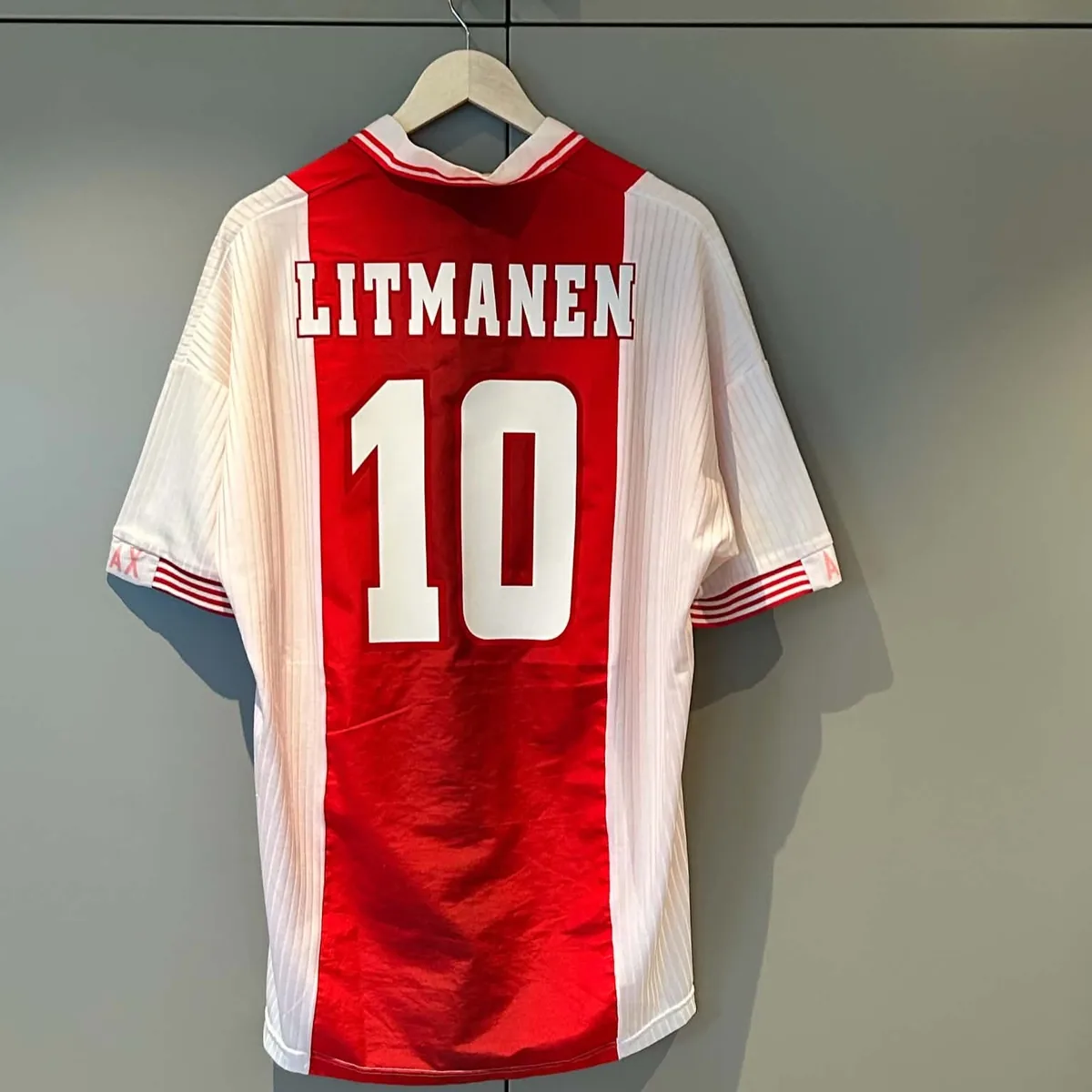 Ajax 1996-97 home shirt, photo from a collector
