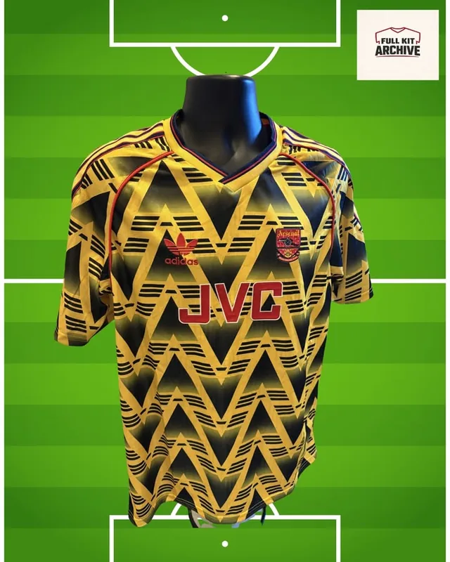 Arsenal 1991-93 away shirt, photo from a collector