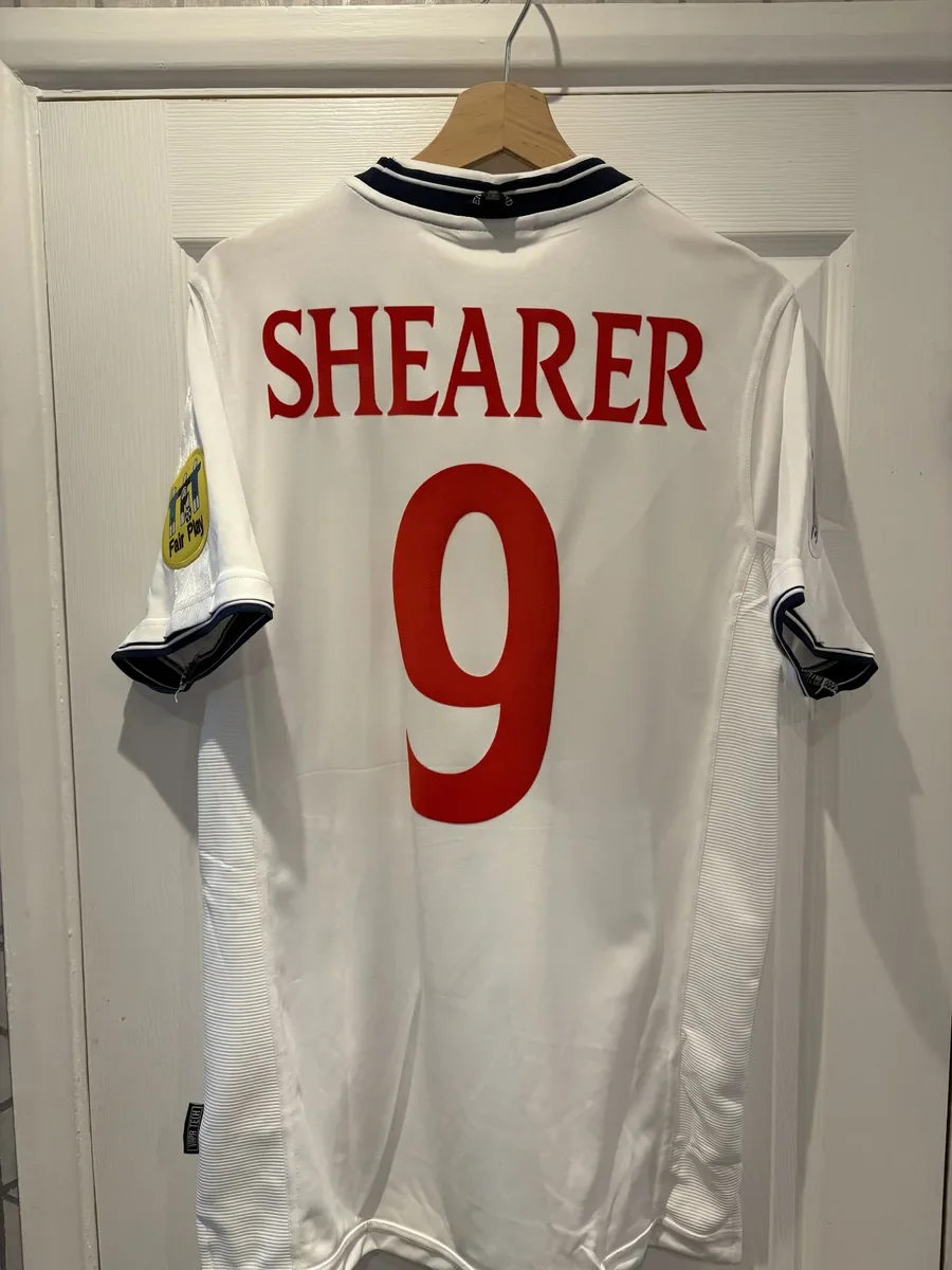 England 2000 home shirt, photo from a collector