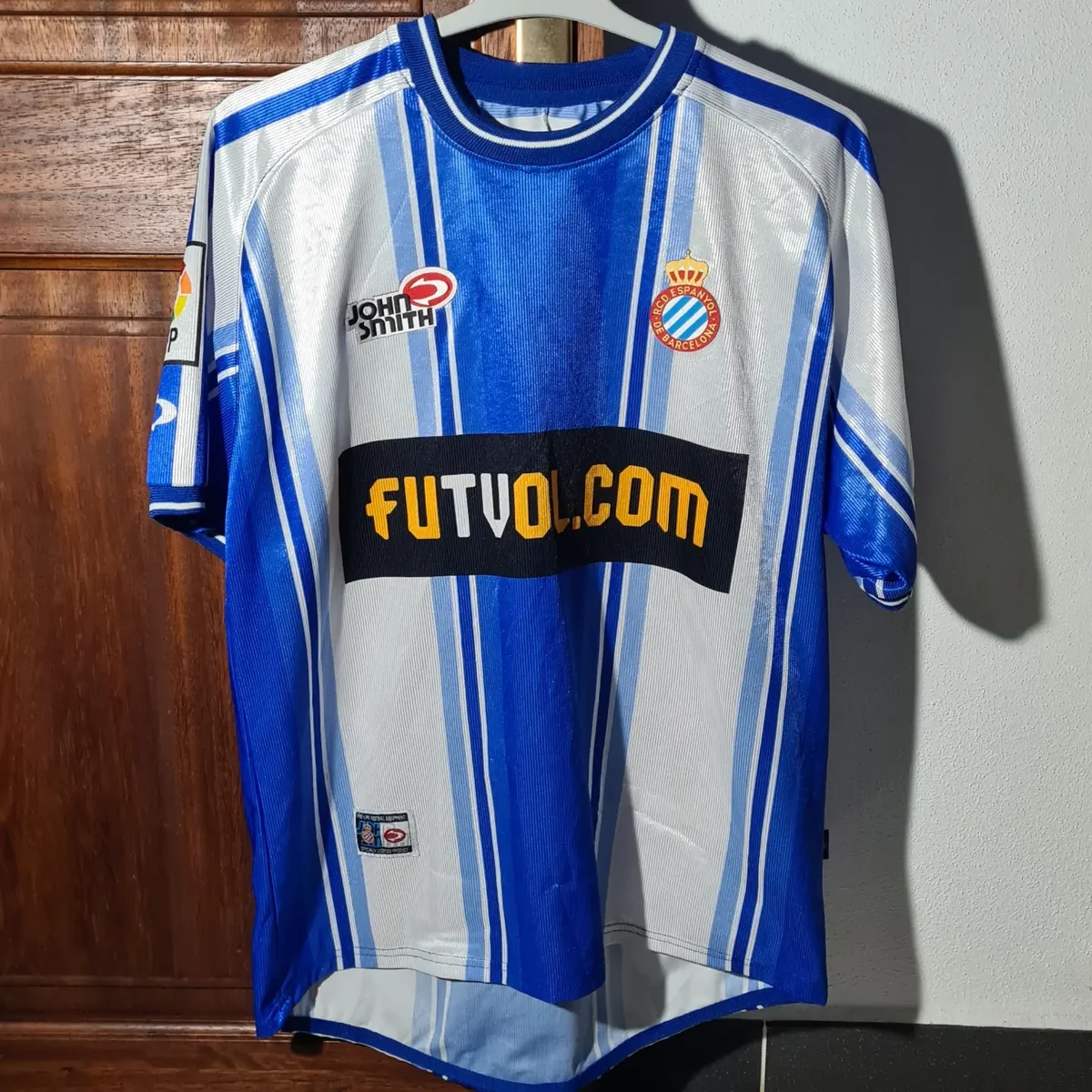 Espanyol 2001-02 home shirt, photo from a collector
