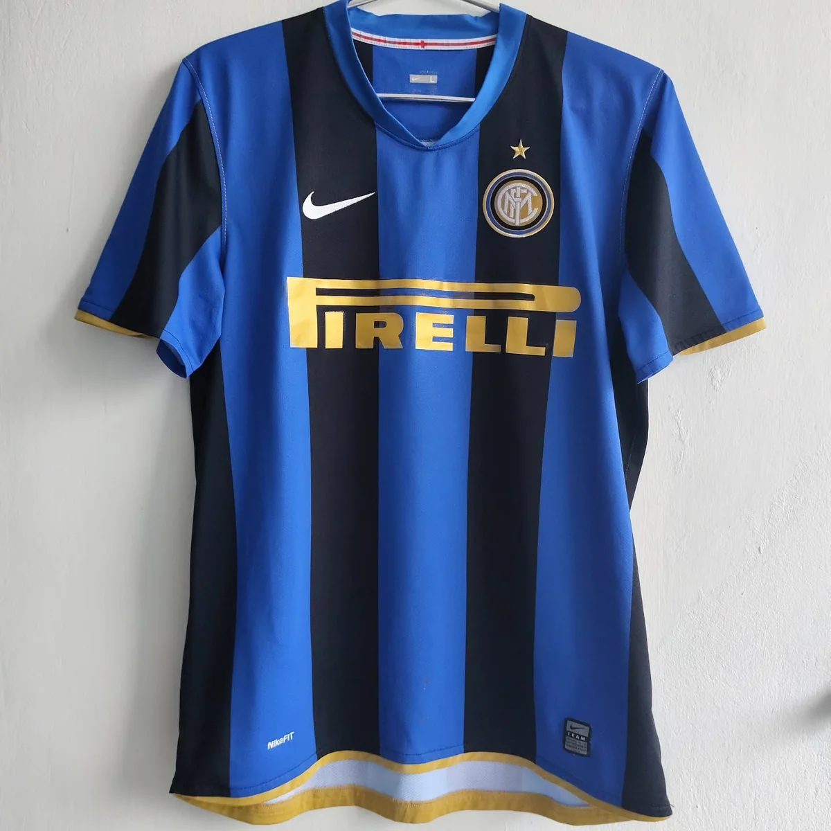 Inter Milan 2008-09 home shirt, photo from a collector