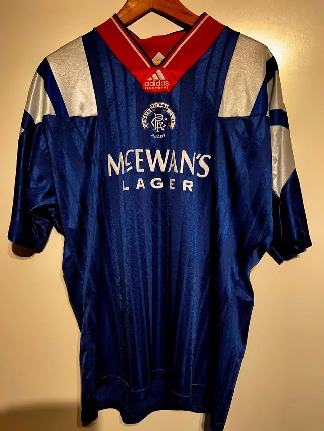 Rangers 1992-94 home shirt, photo from a collector