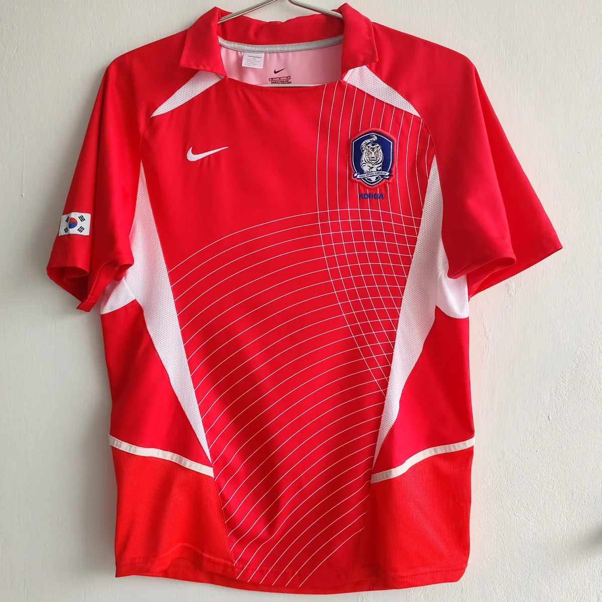 South Korea 2002 home shirt, photo from a collector