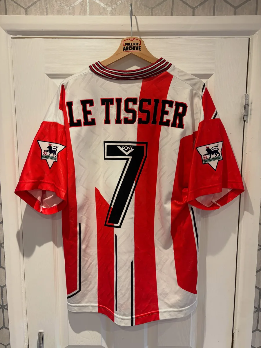 Southampton 1995-97 home shirt, photo from a collector