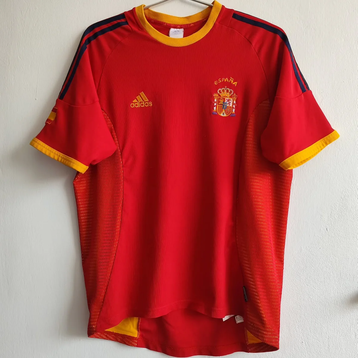 Spain 2002 home shirt, photo from a collector
