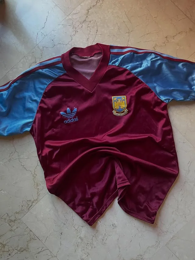 West Ham 1980-83 home shirt, photo from a collector